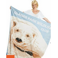 Custom Edge To Edge Printed Polar Fleece Blanket (42"x60")